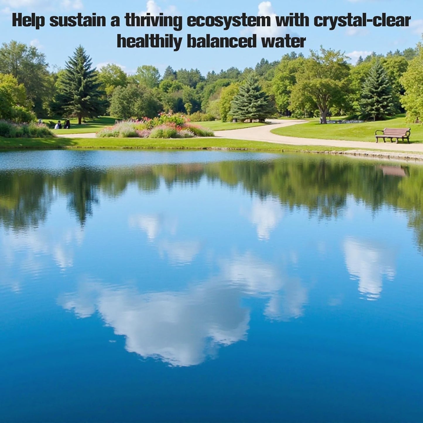 55" Wide Floating Debris Collector for Lakes & Ponds, Extremely Durable Net, Circular Aluminum Tube Design, Multi-Layer Overlock Fabric, 30FT Rope.