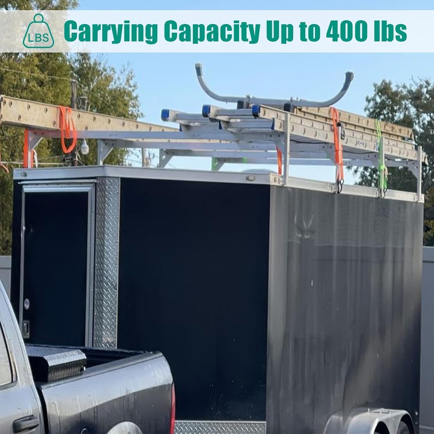 Aluminum Trailer Ladder Rack