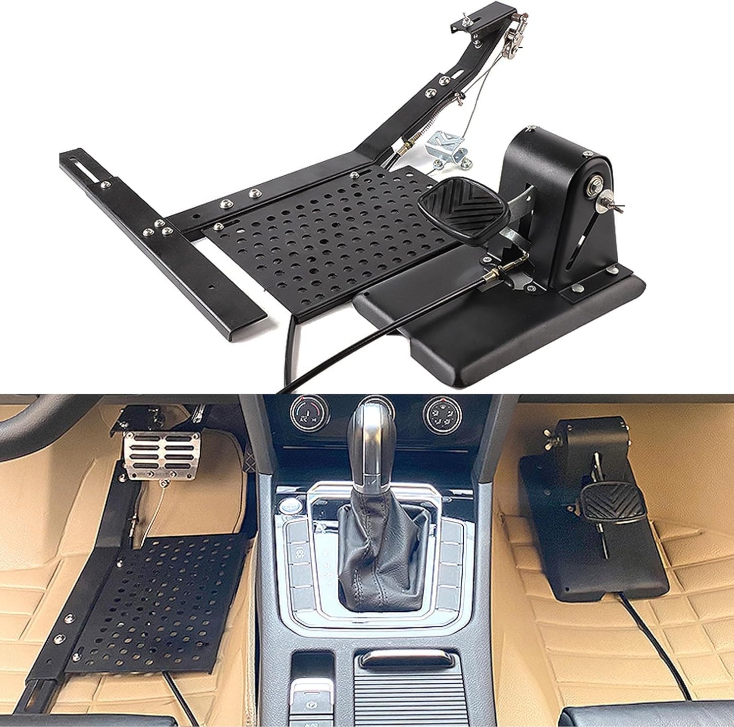 Passenger Controls Brake Pedal Assist Device