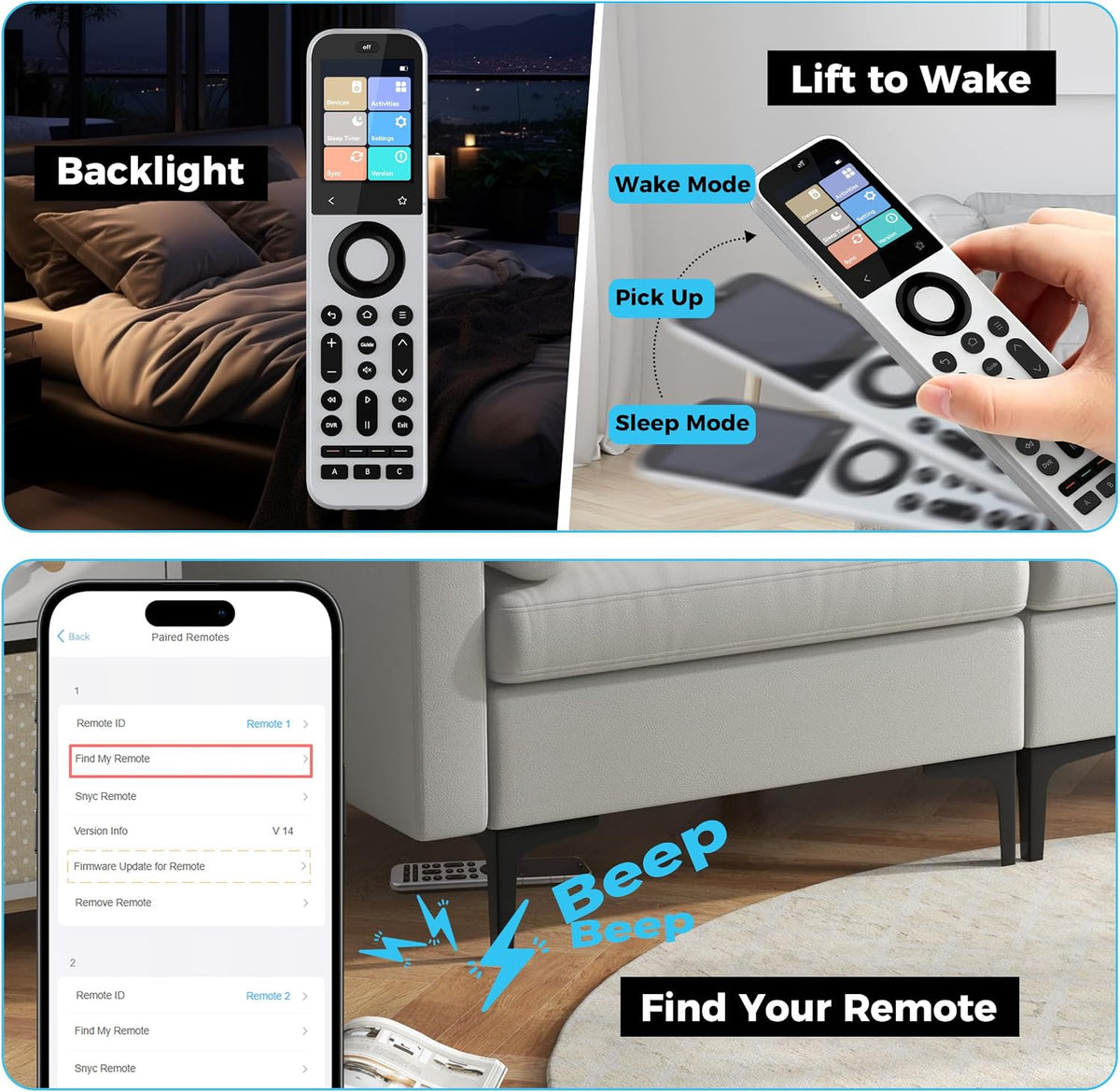 SofaBaton X2 Universal Remote with Hub & Charging Dock