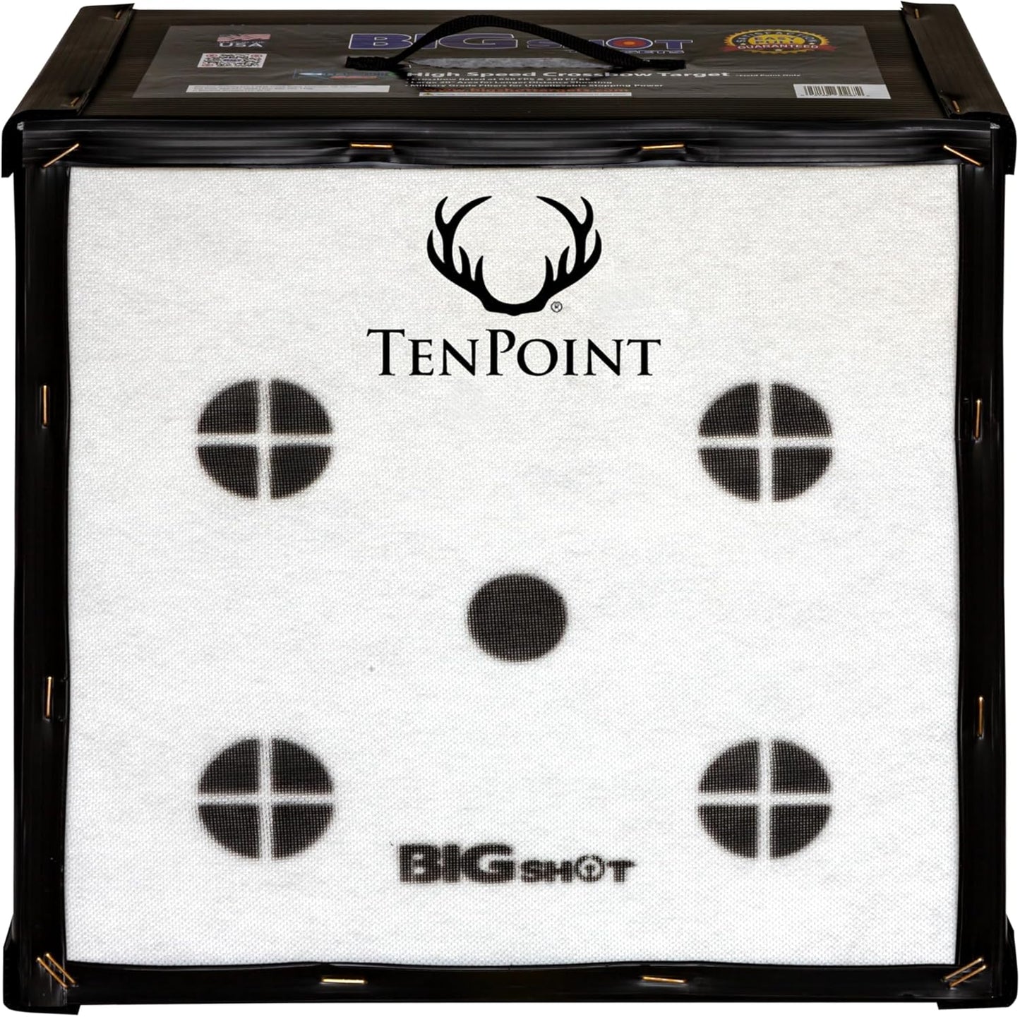 Iron Man Kinetic 650 Ten Point Edition Target for Archery, High-Tech Aramid Core, Black