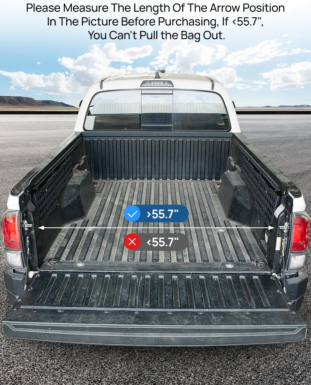 Mid Size Truck Bed Cargo Box Organizer