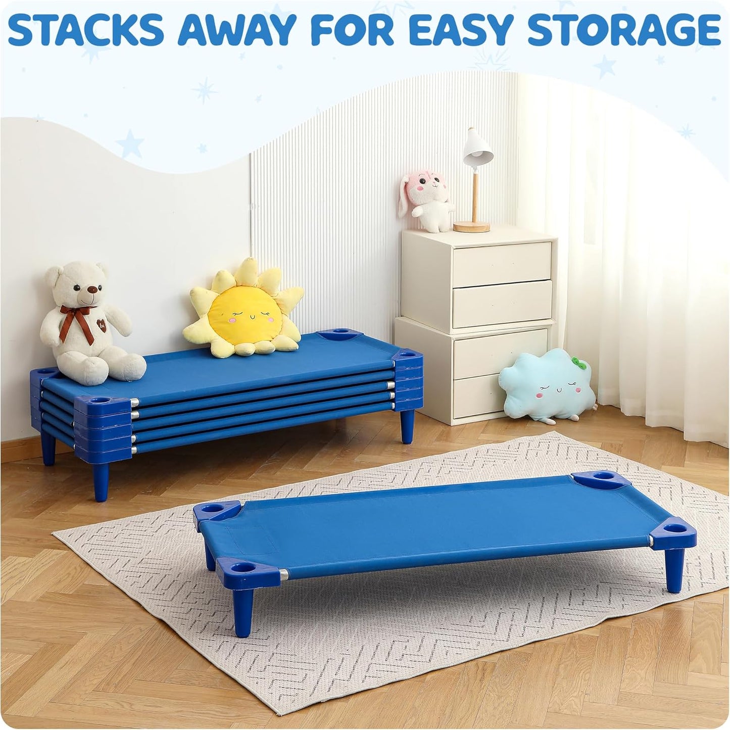 Houseables Daycare Cots, Kids Cot, Toddler Cot, Cots For Kids, Preschool Cots, Cot Bed For Kids, Child Cot, Nap Cots, Toddler Sleeping Cot, Childrens