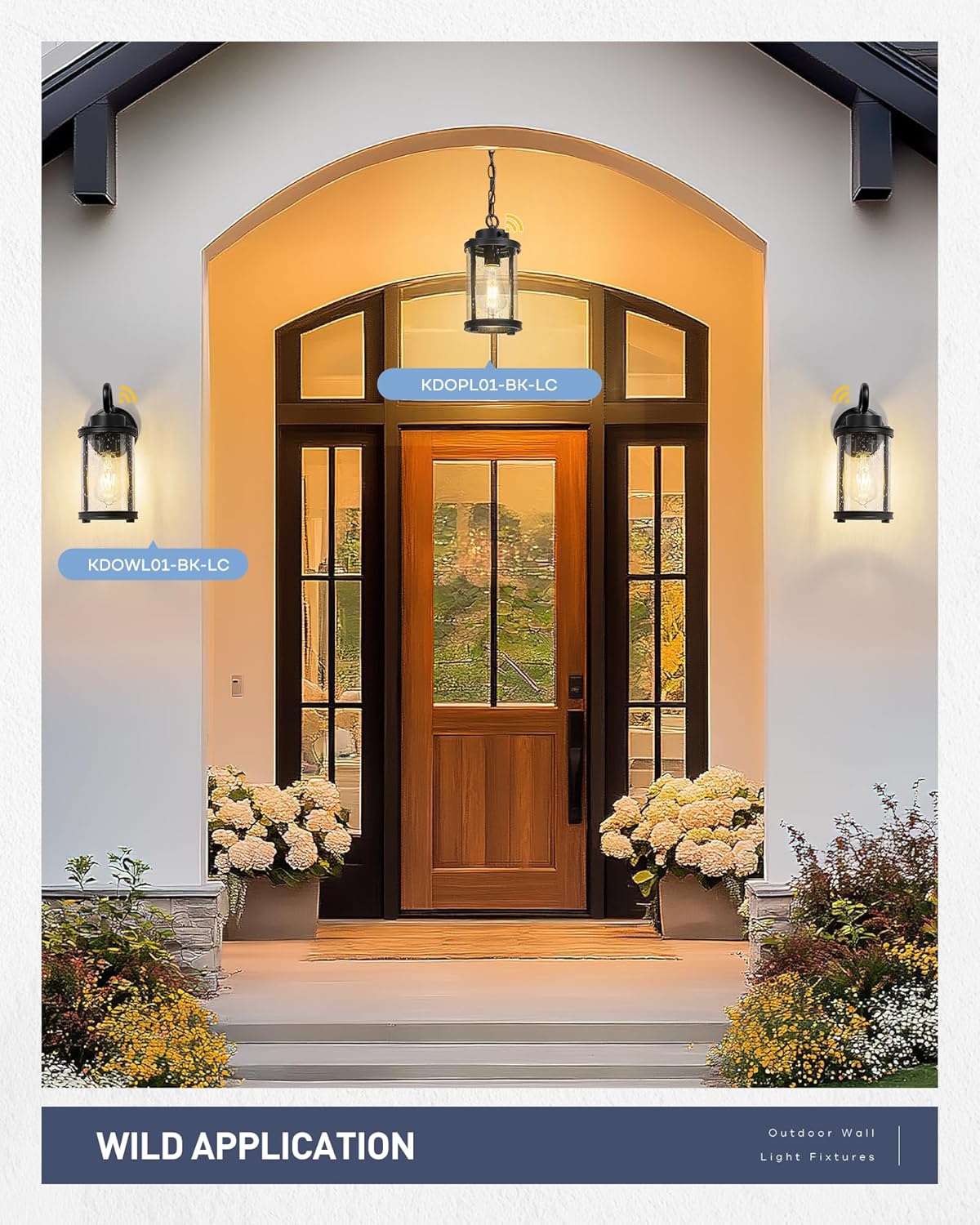 2 Pack 15.8 inch Dusk to Dawn Cylinder Outdoor Wall Light Fixtures, Waterproof, Oil Rubbed Bronze