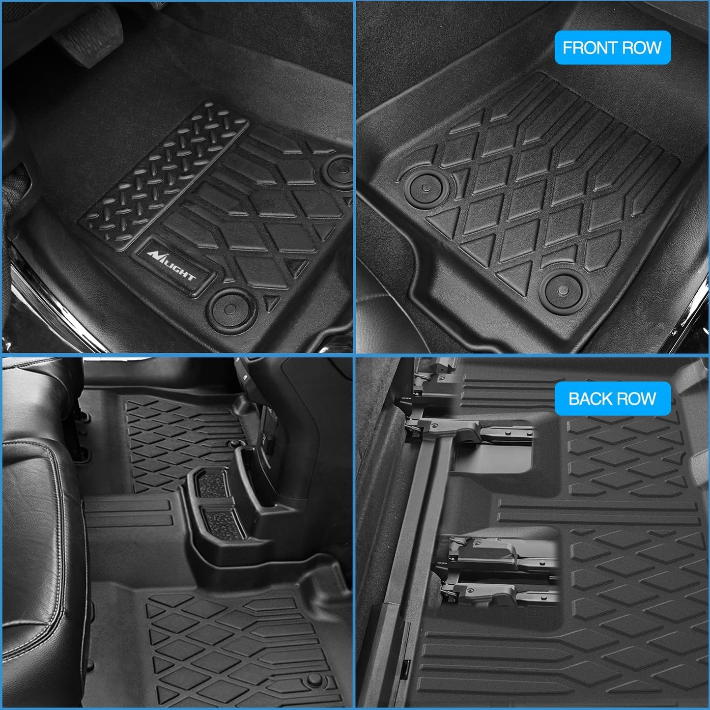 TPE Floor Mats for Chevy Equinox/GMC Terrain 2018 2019 2020 2021 2022 2023 2024