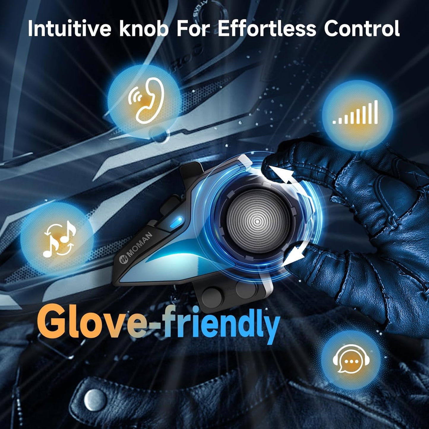 Motorcycle Intercom Headset
