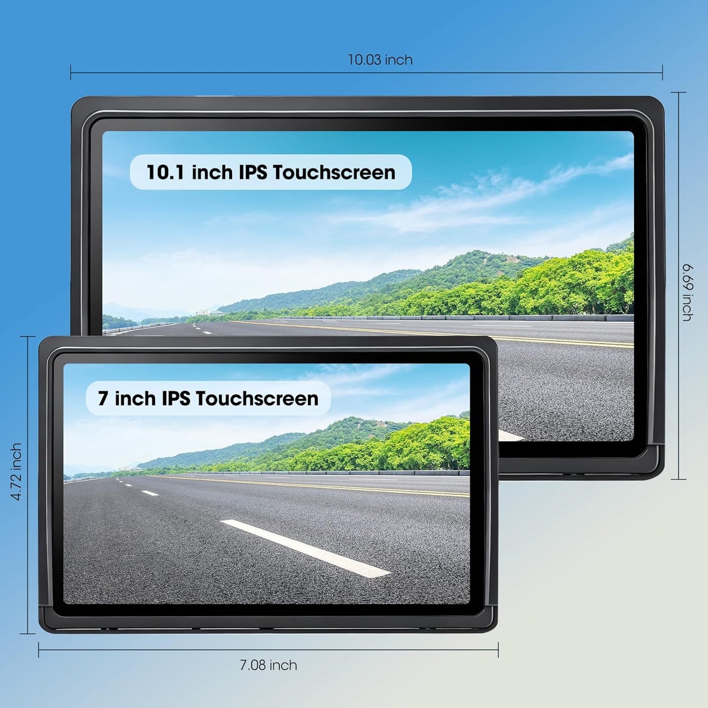 Magnetic Wireless RV Backup Camera System, 7.0" 1080P Touchscreen DVR Rear Camera Compatible with Furrion Pre-Wired Plug, Night Vision Waterproof Camera for Hitching, RV, Trailer, Truck, V04