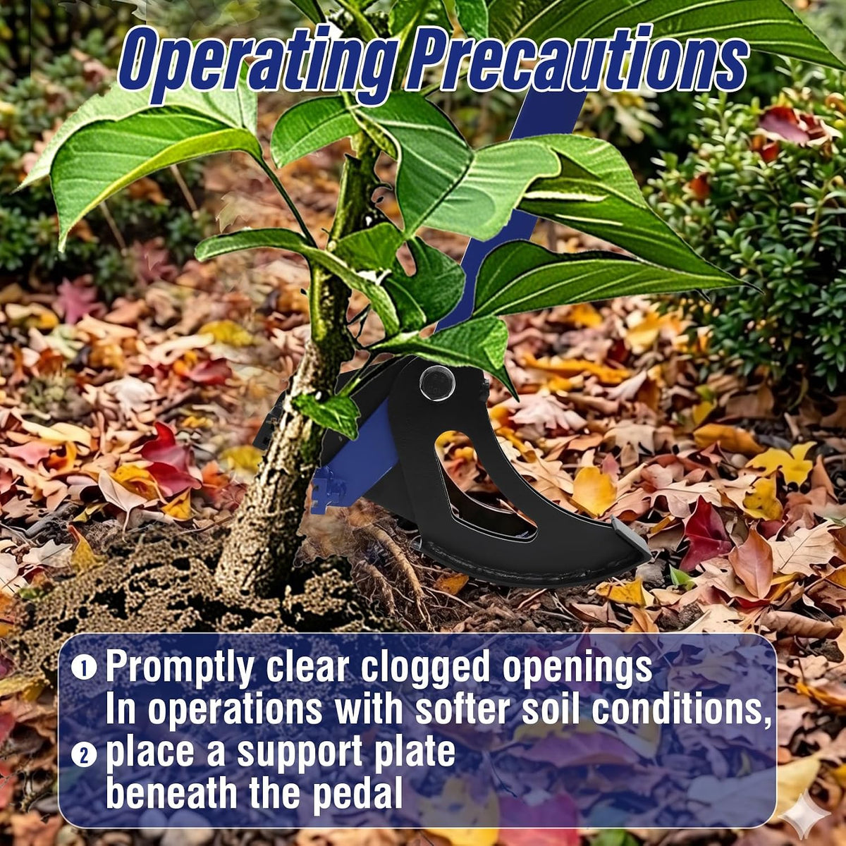 Anrain Foldable Portable Sapling Puller Tool for 1/4"–2" Woody Stems,Heavy-Duty Sapling Puller, High-Leverage Tree Puller | Ergonomic Effort-Saving Design – Ideal for Garden, Farm & Forestry