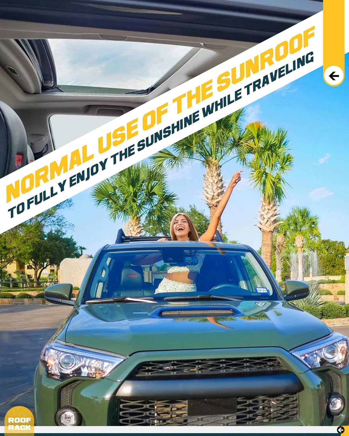 Heavy Duty Roof Rack Basket Fit for Toyota 4Runner 2010-2024