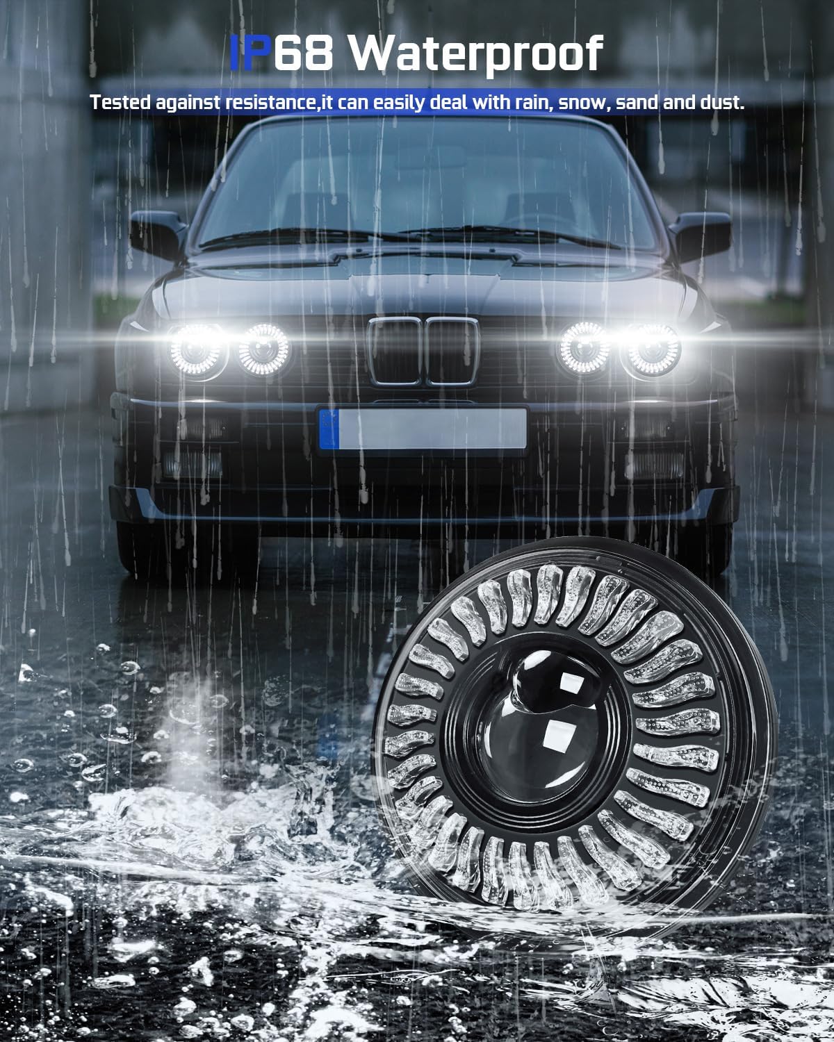 Anti-glare 5.75' LED Headlights