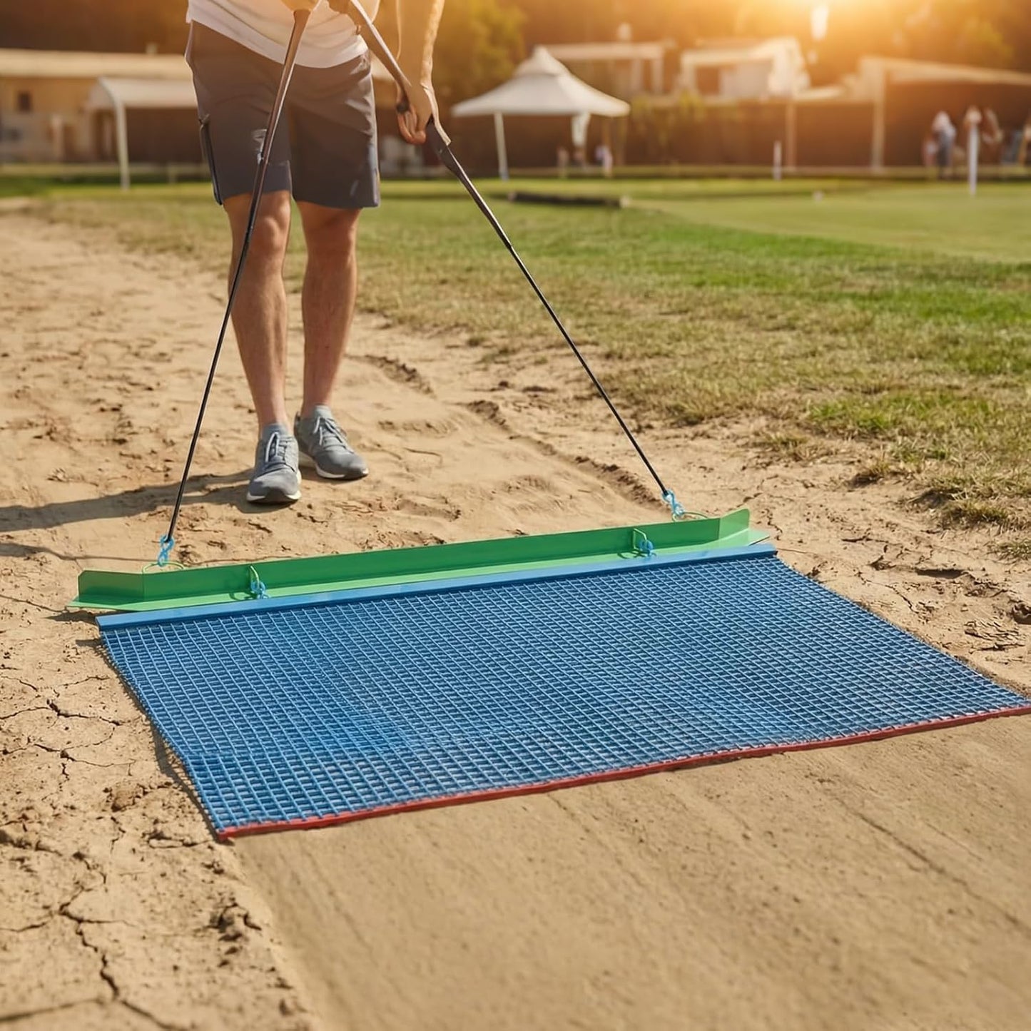 Baseball Field Cutting Bar 6 ft Heavy Duty Drag Mat Accessory Replacement for Field Leveling and Surface Maintenance Fits Most Drag Mats Gravel Driveway Baseball Infield Lawn & Soil Leveling