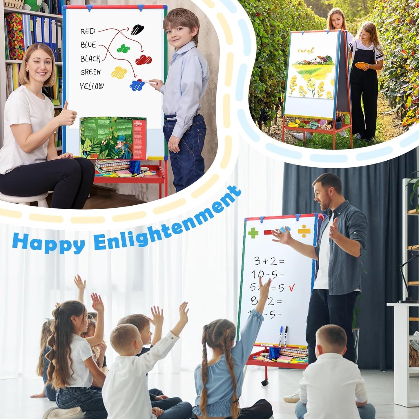 Mobile Dry Erase Board with Stand