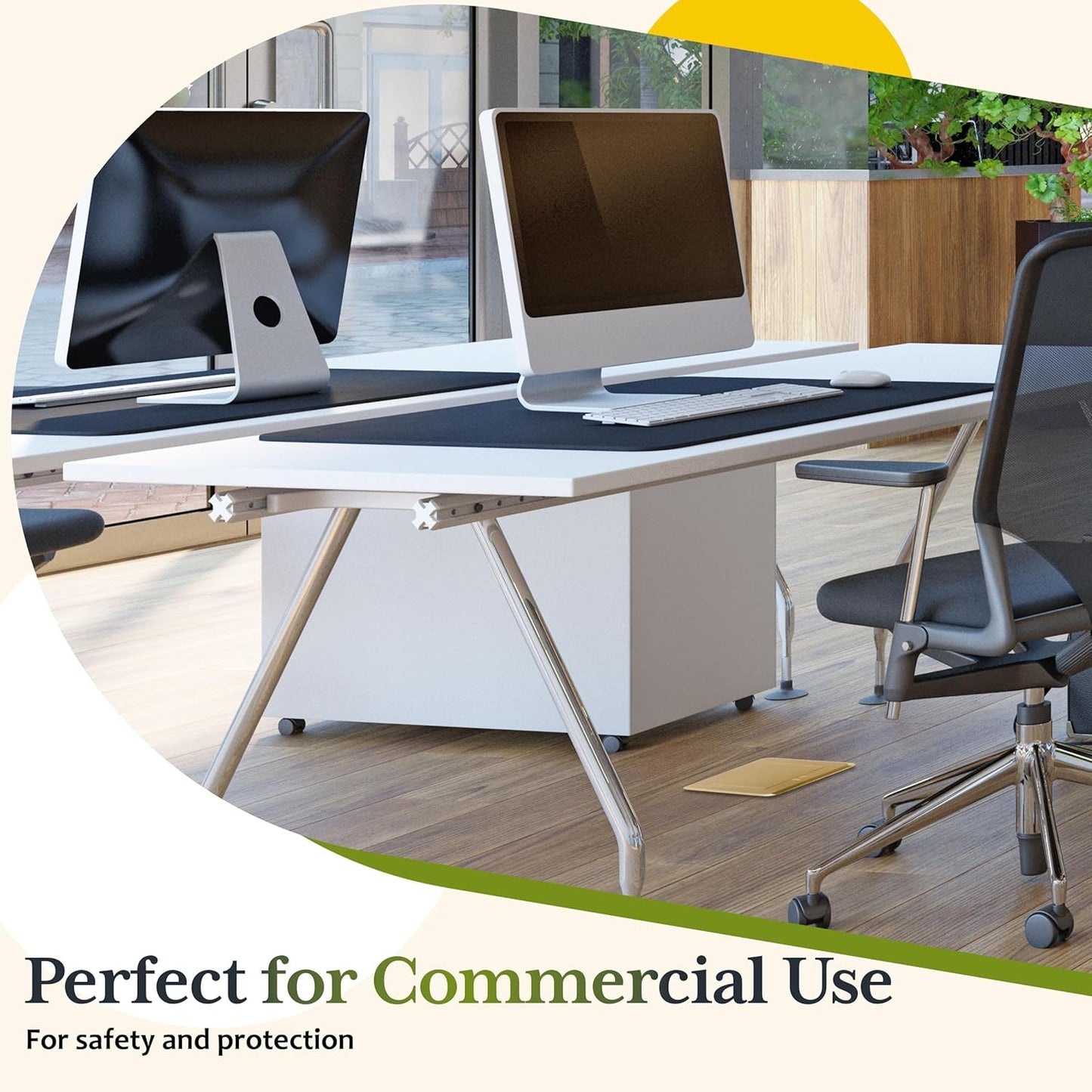 Soft Pop-Up Square Floor Box Kit, 4. 75' x 4. 75' x 2.95', 3.6Amp Type C USB Outlet, 15A Tamper-Resistant