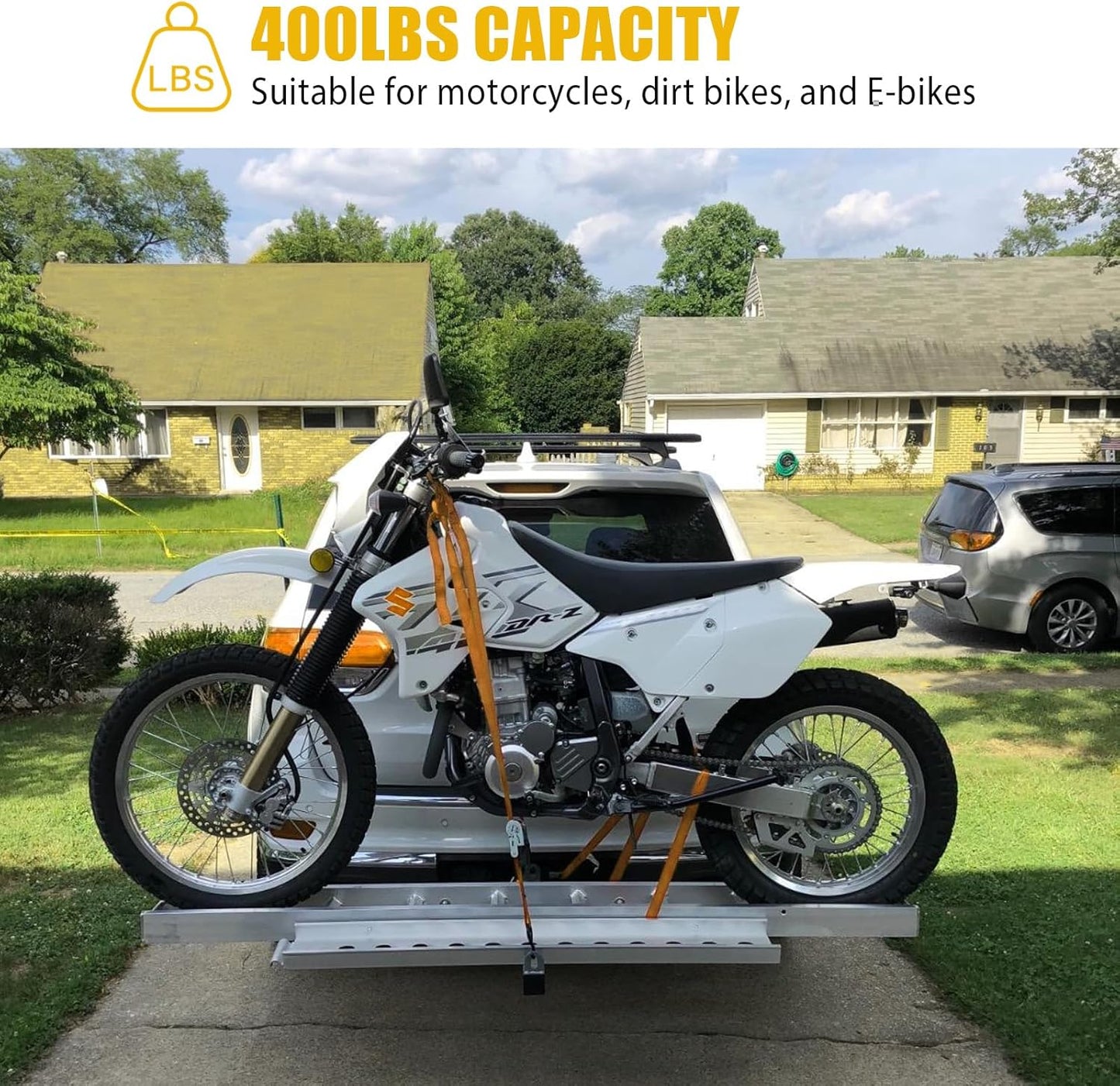 Motorcycle Hitch Carrier 400LBS