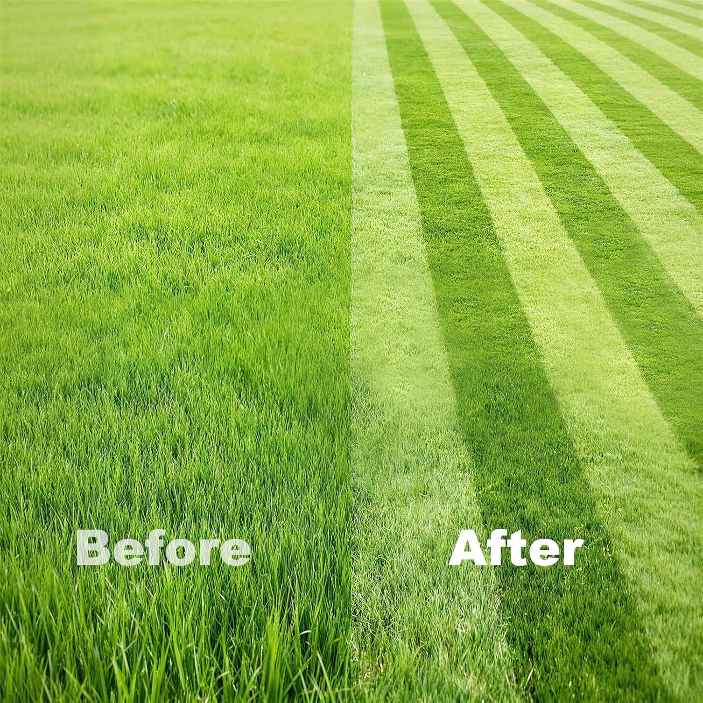 Lawn Striping Kit, Fits Most Push/Walk-Behind Mowers, Durable All-Metal Frame, Easy to Install & Remove, Flexible Turning, Creates Professional Sports-Field Stripes, 3 Year Warranty Orange