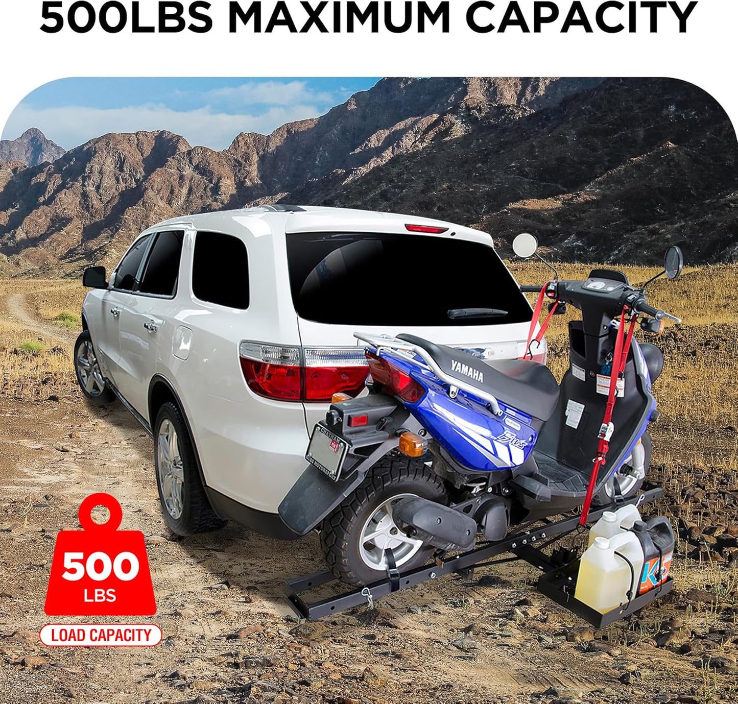 Motorcycle Carrier, 500 LBS Capacity
