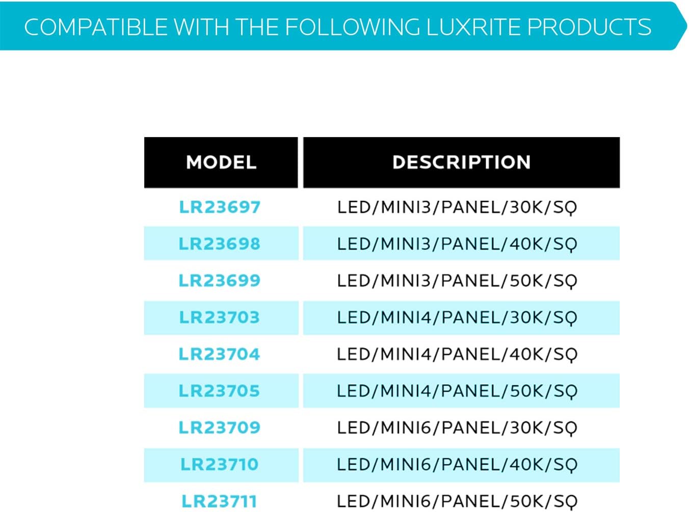 Luxrite New Construction Mounting Plate, 3-4-6 Inch Square LED Recessed Lighting Kits, Extendable Hanger Bars, ETL Listed - Shallow Recessed Light Housing (6 Pack)