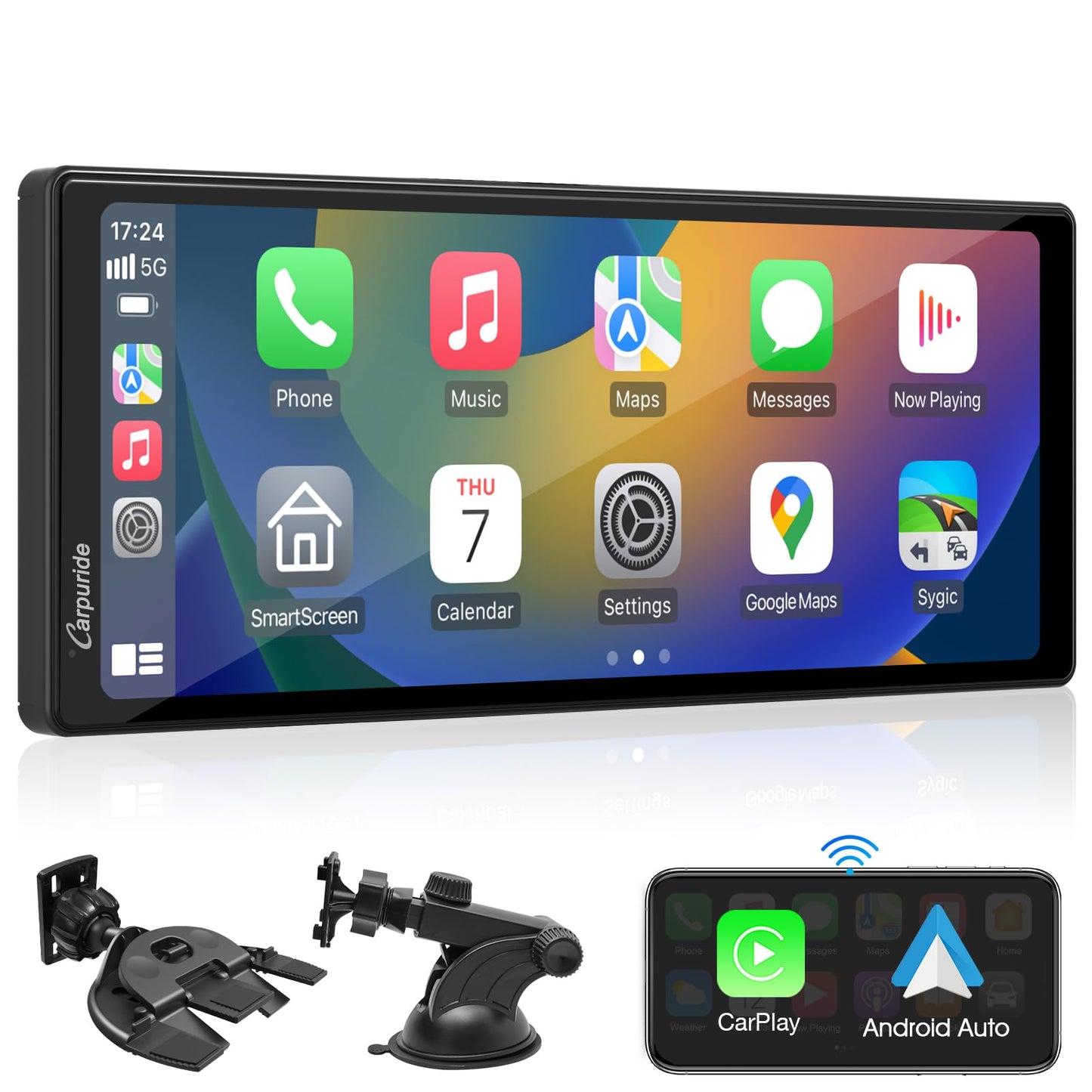 10.26 Inch Portable Wireless Carplay/Android Auto