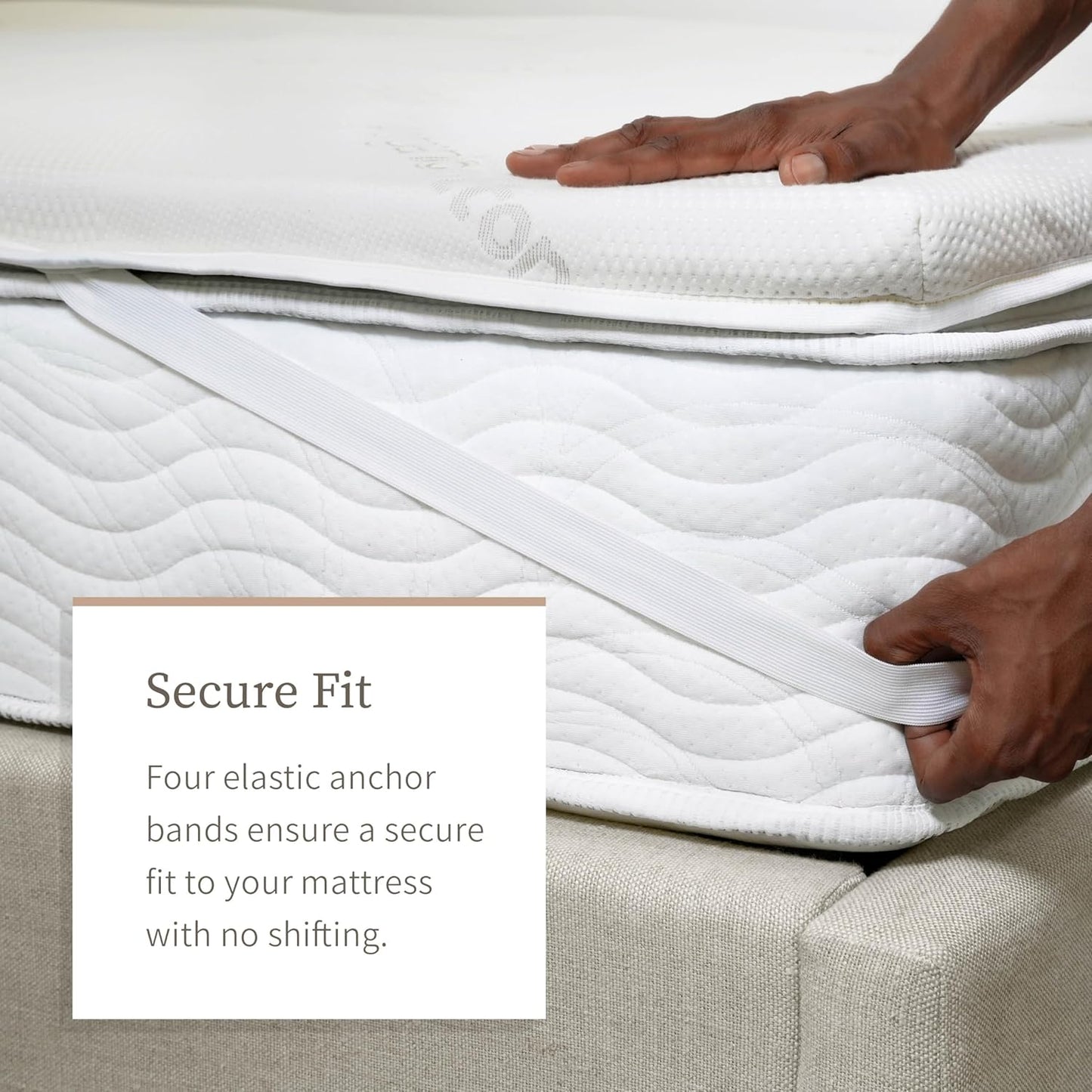 Saatva High-Density Foam Mattress Topper - 1.5” Layer of High-Density Foam - Contouring Comfort with Medium Firmness - Cal King California King High Density Foam