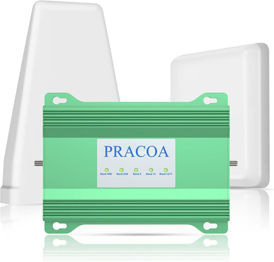 Cell Phone Signal Booster for AT&T, T-Mobile, Verizon 5G 4G LTE 3G, Sprint (green)