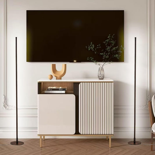 Minimalist Floor Lamp with 3 Color Temperatures, Set 2 Slim Mood Lighting, Dimmable Modern Standing Corner