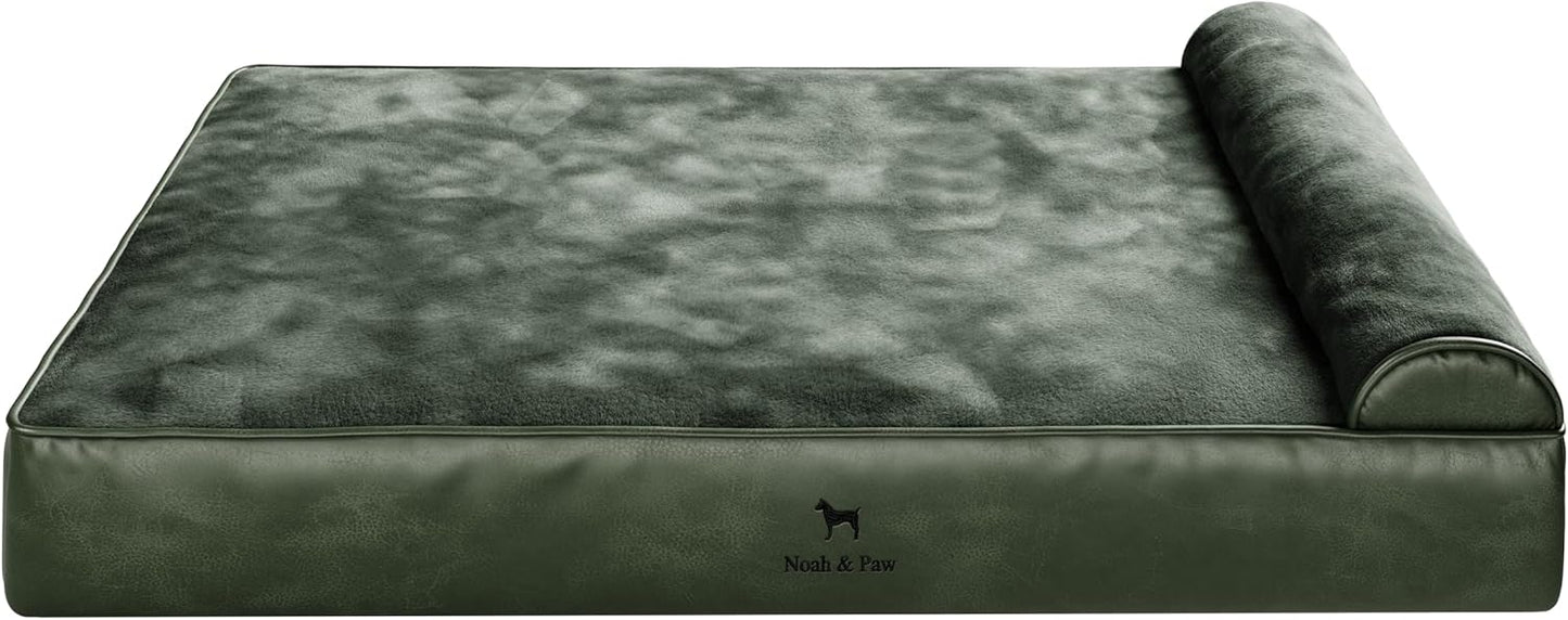 Giant Dog Bed XXL 55x45x11 Inch, Orthopedic Dog Beds, Eggshell Memory Foam Infused with Cooling Gel