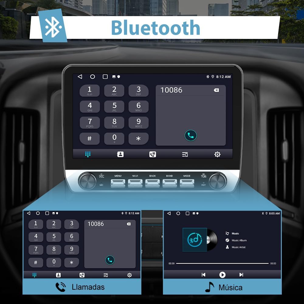 [2+64G]Android 13 Car Radio Stereo for Chevy Silverado GMC Sierra 2014-2018 with Wireless Carplay