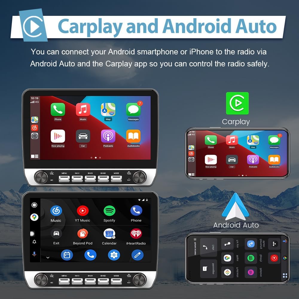 [2+64G]Android 13 Car Radio Stereo for Chevy Silverado GMC Sierra 2014-2018 with Wireless Carplay