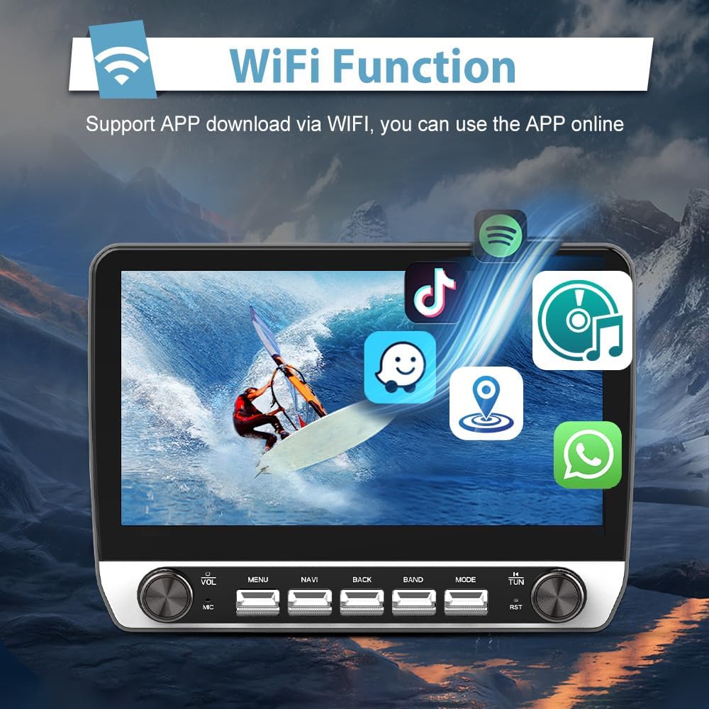 [2+64G]Android 13 Car Radio Stereo for Chevy Silverado GMC Sierra 2014-2018 with Wireless Carplay