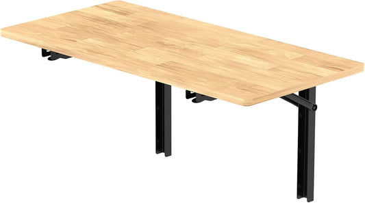 Wall Mounted Folding Workbench, Heavy Duty Folding Wall Table/Desk, Holds Up to 550lbs (47.25 x 22.75inch)