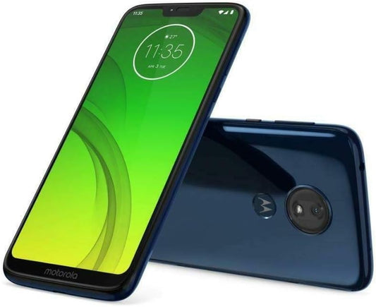 Motorola MOTO G7 Power - GSM Unlocked 32GB Android Smartphone - Marine Blue (used, no box or accessories)