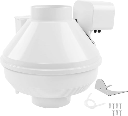 Dryer Booster Fan 4 Inch,Compatible with DBF 110 Vent Booster Fans Increase Exhaust Pressure,Dryer Vent Fan 167 CFM
