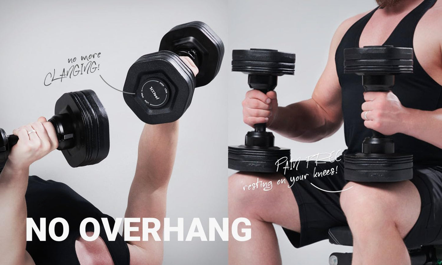 Tixteel XT-GRIP Universal Handle Bundle - Adjustable Dumbbell Handles