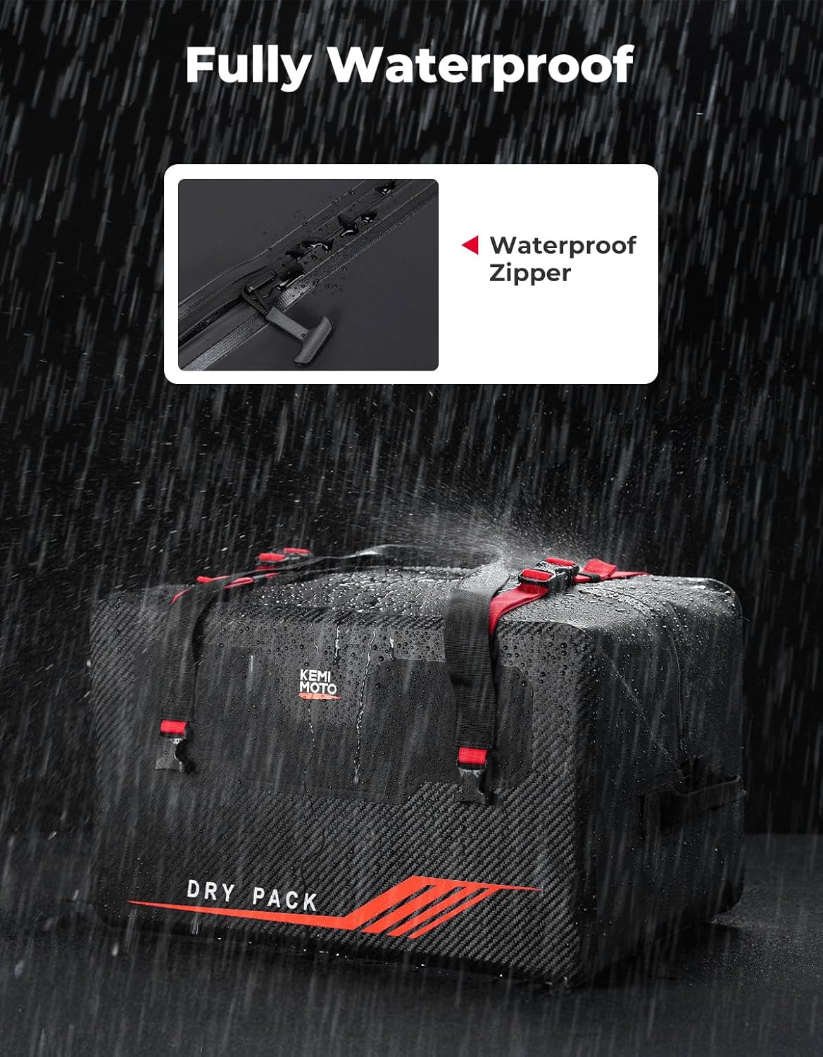 Waterproof Duffle Bag 45L Heavy Duty Marine Dry Bags Backpack, With Air Valve & Quick-Fixed Straps