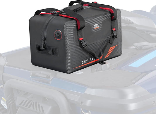 Waterproof Duffle Bag 45L Heavy Duty Marine Dry Bags Backpack, With Air Valve & Quick-Fixed Straps