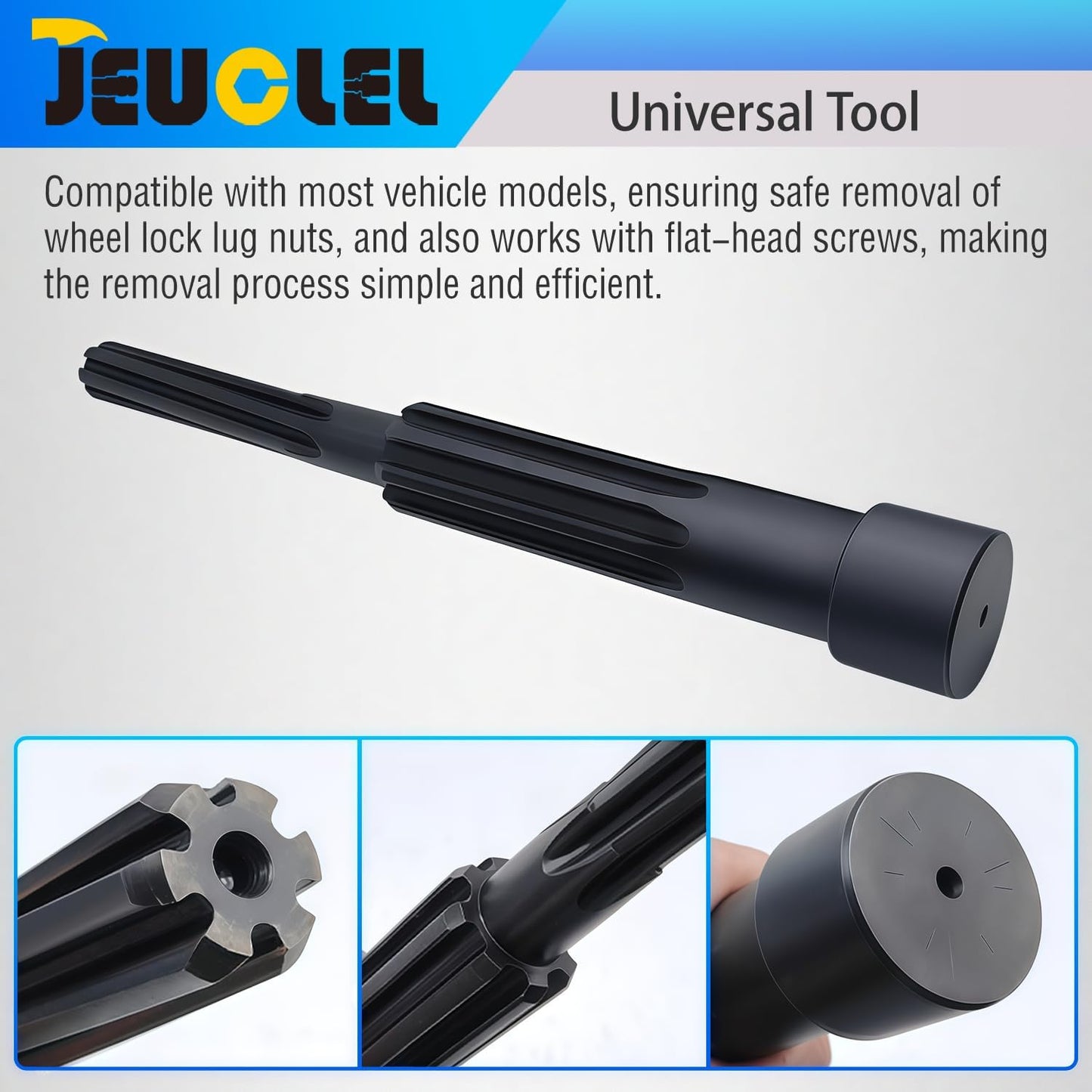 Universal Wheel Locking Nut, Wheel Hub Bolt Screw Extractor, Wheel Lock Nut Socket Removal, Wheel Anti-Theft