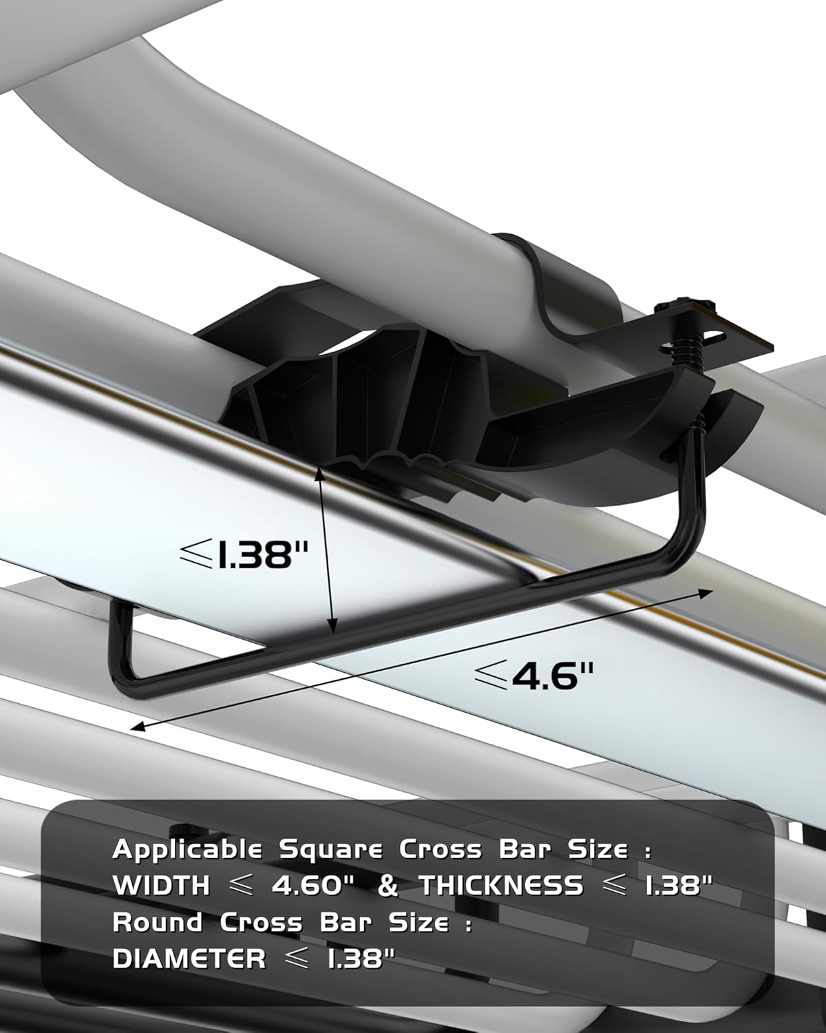 64'x 39' Universal Roof Rack Carrier Basket, 200 Lbs Capacity with Extension Luggage Holder