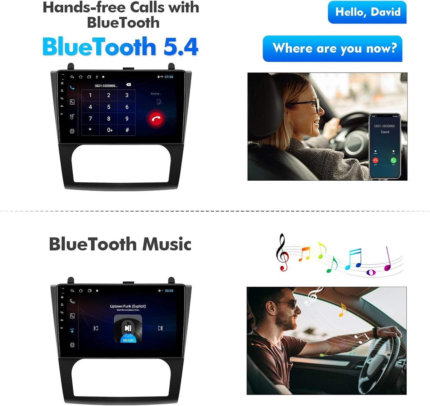 9-inch Android 13 Car Stereo, Altima 2008-2012 (Auto A/C) IPS Touchscreen Screen Car Radio B/U Camera 2g+32g