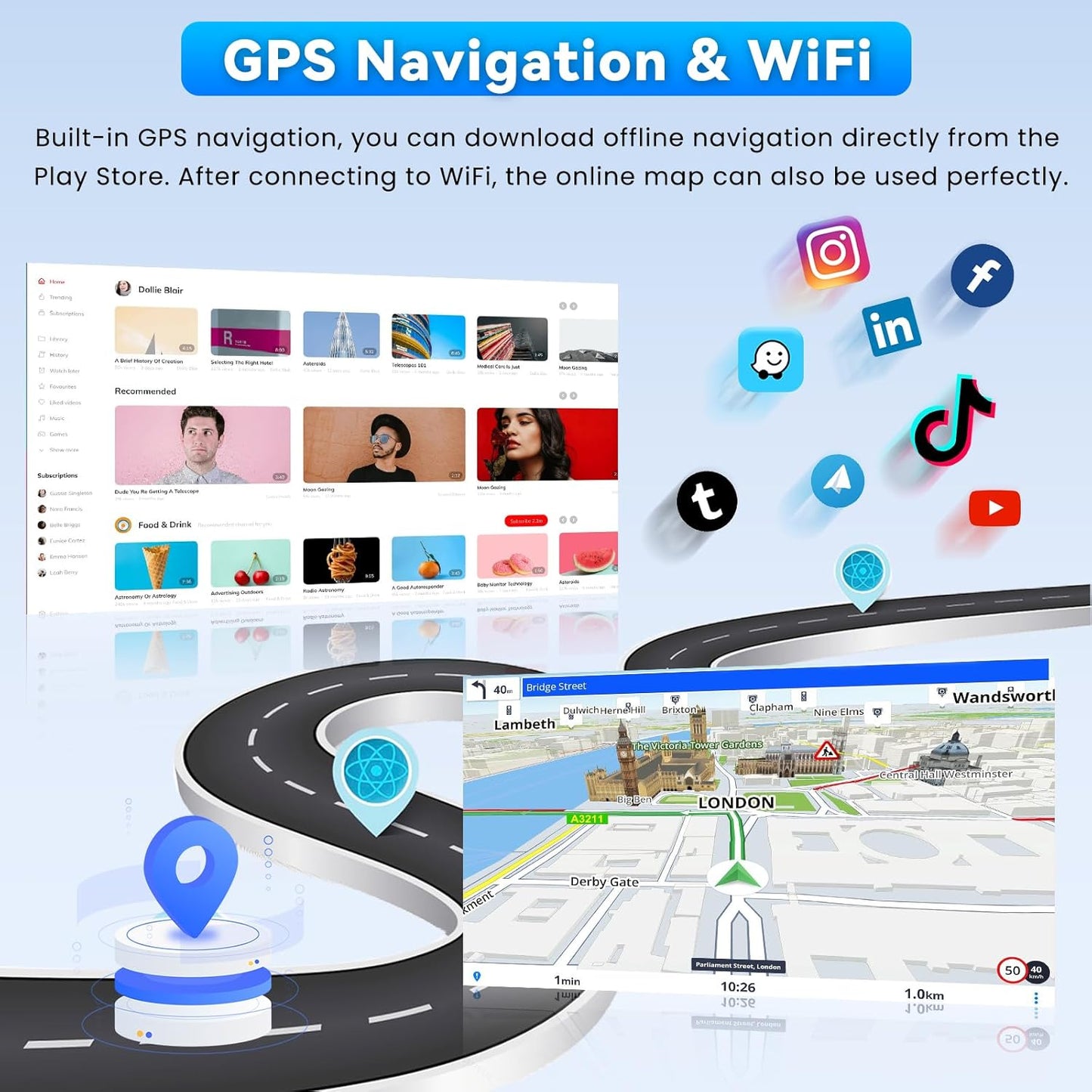Car Stereo Radio for Ford F-150 F150 2009 2010 2011 2012 with Wireless Carplay Android Auto, 4+64G 9 inch HD IPS Thouch Screen Bluetooth Radio with