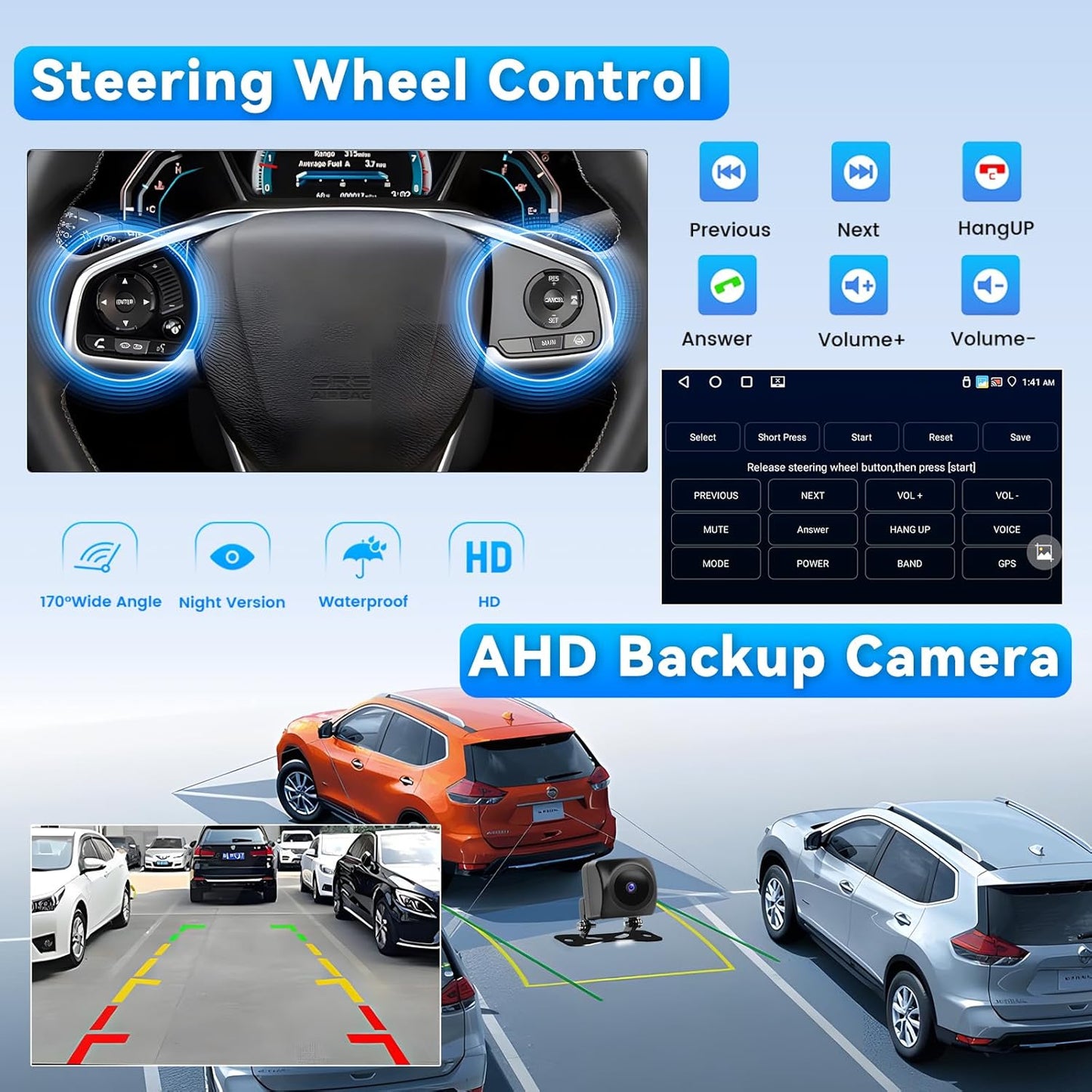Car Stereo Radio for Ford F-150 F150 2009 2010 2011 2012 with Wireless Carplay Android Auto, 4+64G 9 inch HD IPS Thouch Screen Bluetooth Radio with