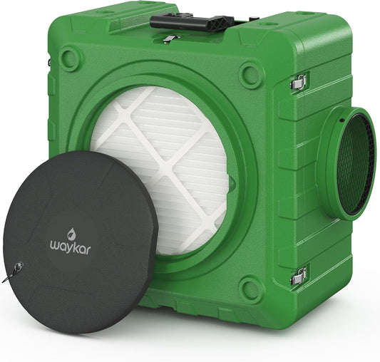 HEPA Air Scrubber for Water Damage Restoration, Purifier, Negative Air Machine, 550 CFM, 3 Stage Filtration