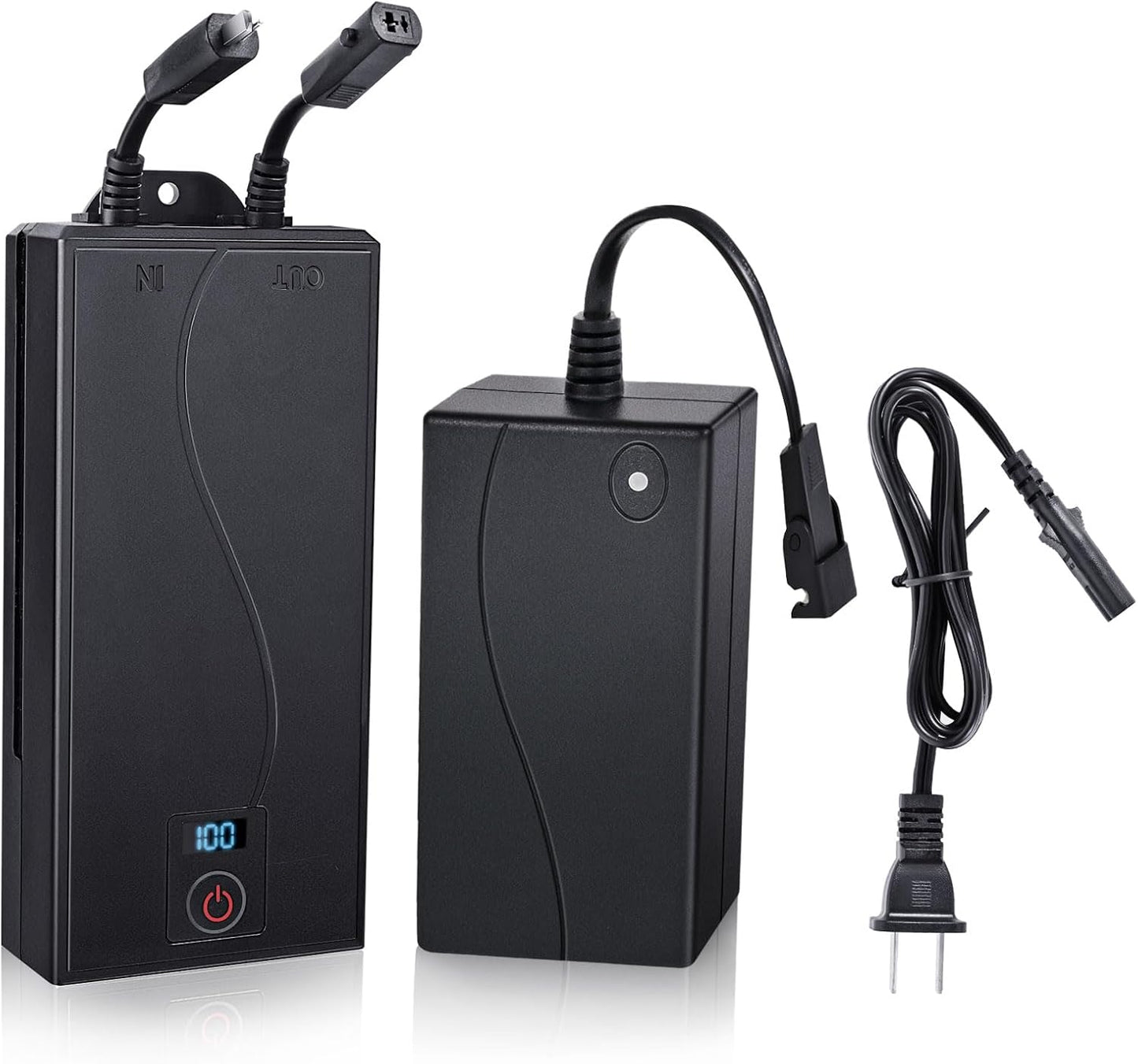 EAJION Universal Battery Pack for Reclining Furniture, Rechargeable Battery Kit Wireless Power Supply for 2-Pin Electric Motion, Batteries and