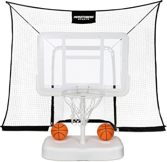 Deluxe Poolside Basketball Goal with Backstop