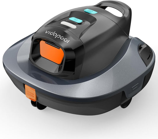Robotic Pool Vacuum Cleaner, Portable Swimming Pool Vacuum Self-Parking Technology