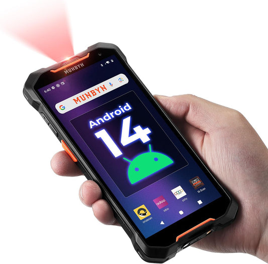 AceScan AS01 Android 14 Barcode Scanner, 2025 New, 6' Screen, 16-Hour Workday Mobile Computer PDA