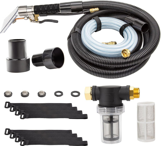 Extractor Hose Kit for ShopVac, with Attachments, Transforms Vacuum into a Professional-grade Extractor