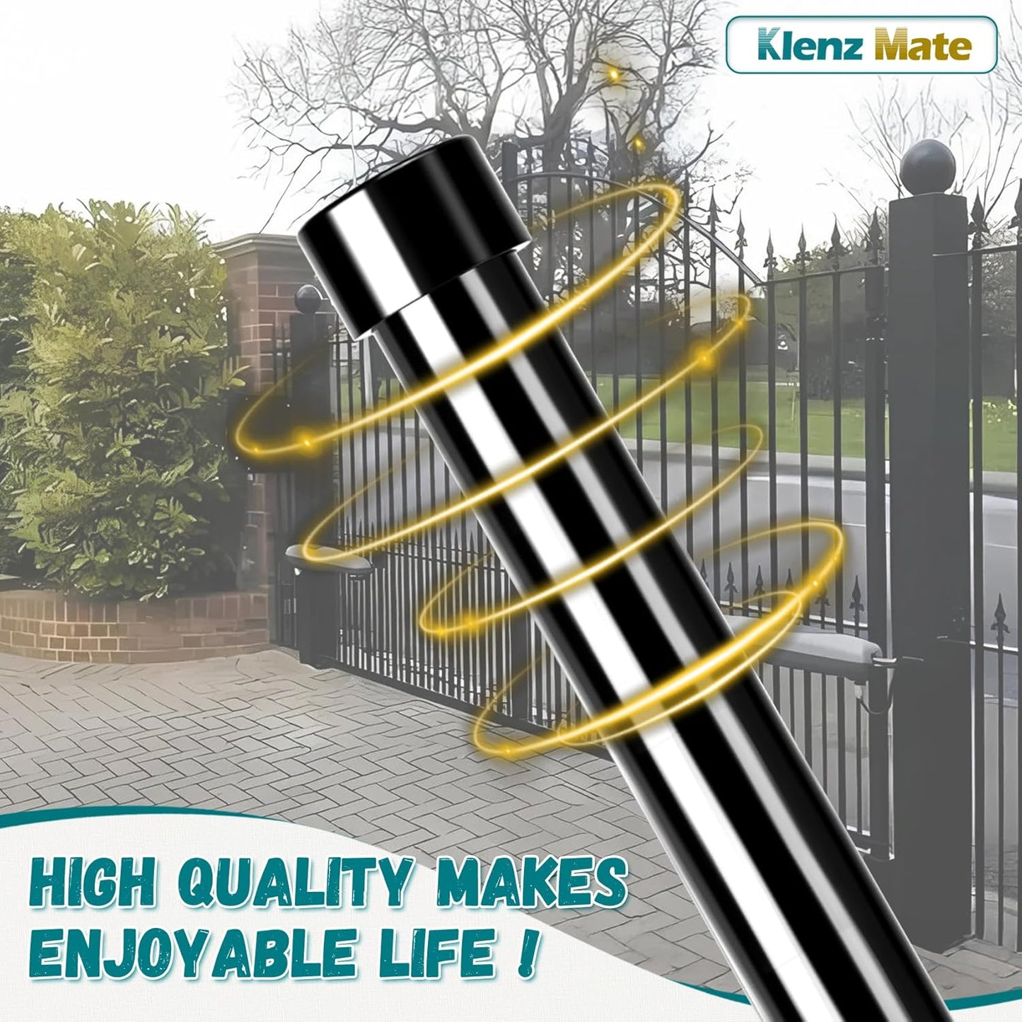 2025 Upgraded Vehicle Exit Sensor, Automatic Gate Opener with 50 ft Cord, Mighty Mule, Ghost Compatible