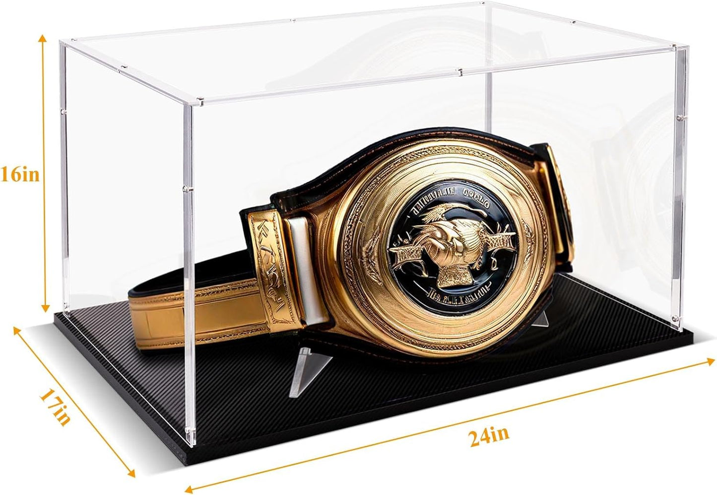 Acrylic Full Size Championship Belt Display Case, Display, Stand, Shadow Box