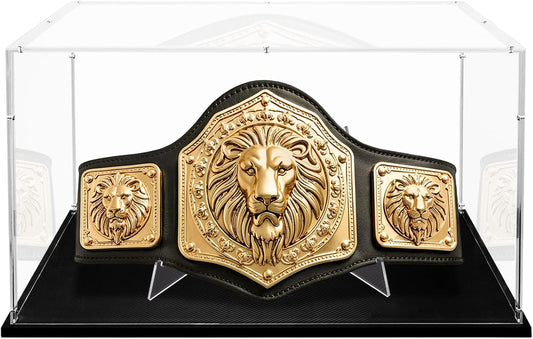 Acrylic Full Size Championship Belt Display Case, Display, Stand, Shadow Box