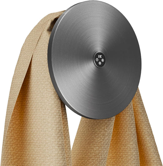 Heated Towel Racks for Bathroom, Wall Mounted Bath Towel Warmer, Built-in Timer, A805 Brushed Glaze (Brushed Glaze)